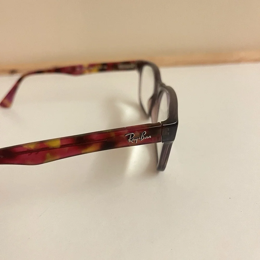 Ray-Ban RB5228-5628‎ 51-18 135 Polished Brown Square Full Rim Eyeglasses Frame